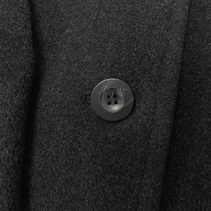 Max Mara Chesterfield a Line Wool Coat 38 Dark Gray — view 8