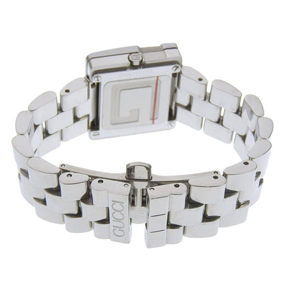 Gucci Square Stainless Steel Quartz Analog Display Black Dial Watch — view 5