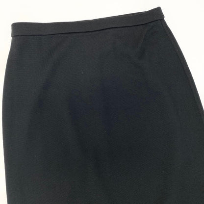 Fendi Logo Print Knit Skirt Knee Length Wool — view 4