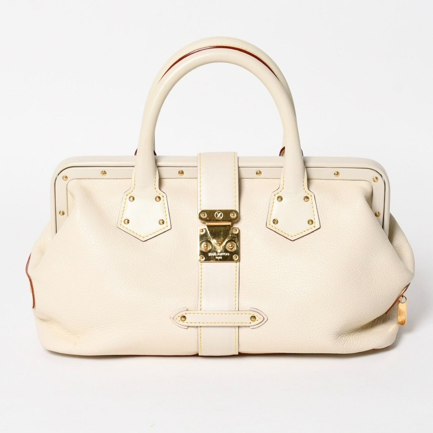 Louis Vuitton L'Ingenieux PM Handbag Blanc Suhali Gold