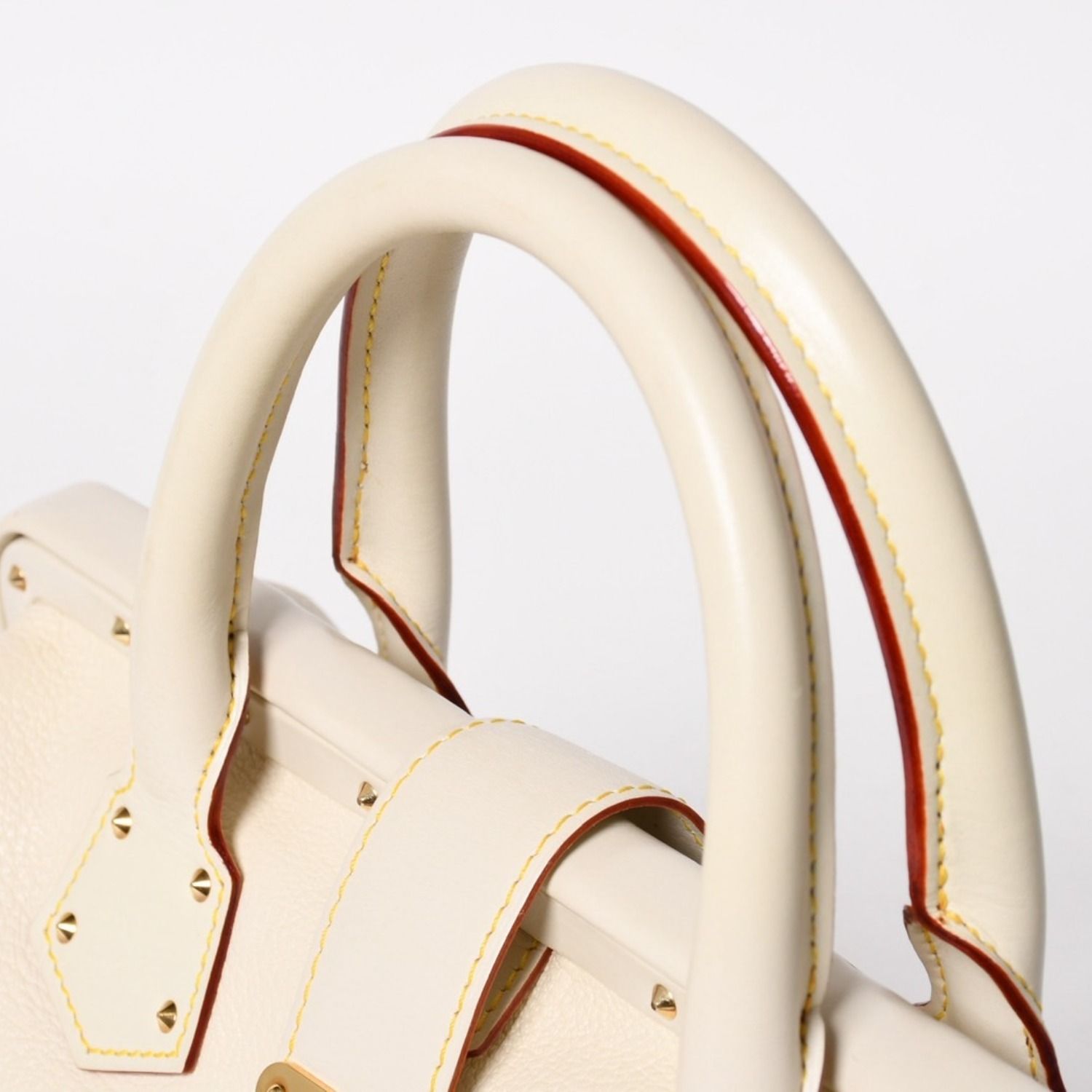 Louis Vuitton L'Ingenieux PM Handbag Blanc Suhali Gold — view 7