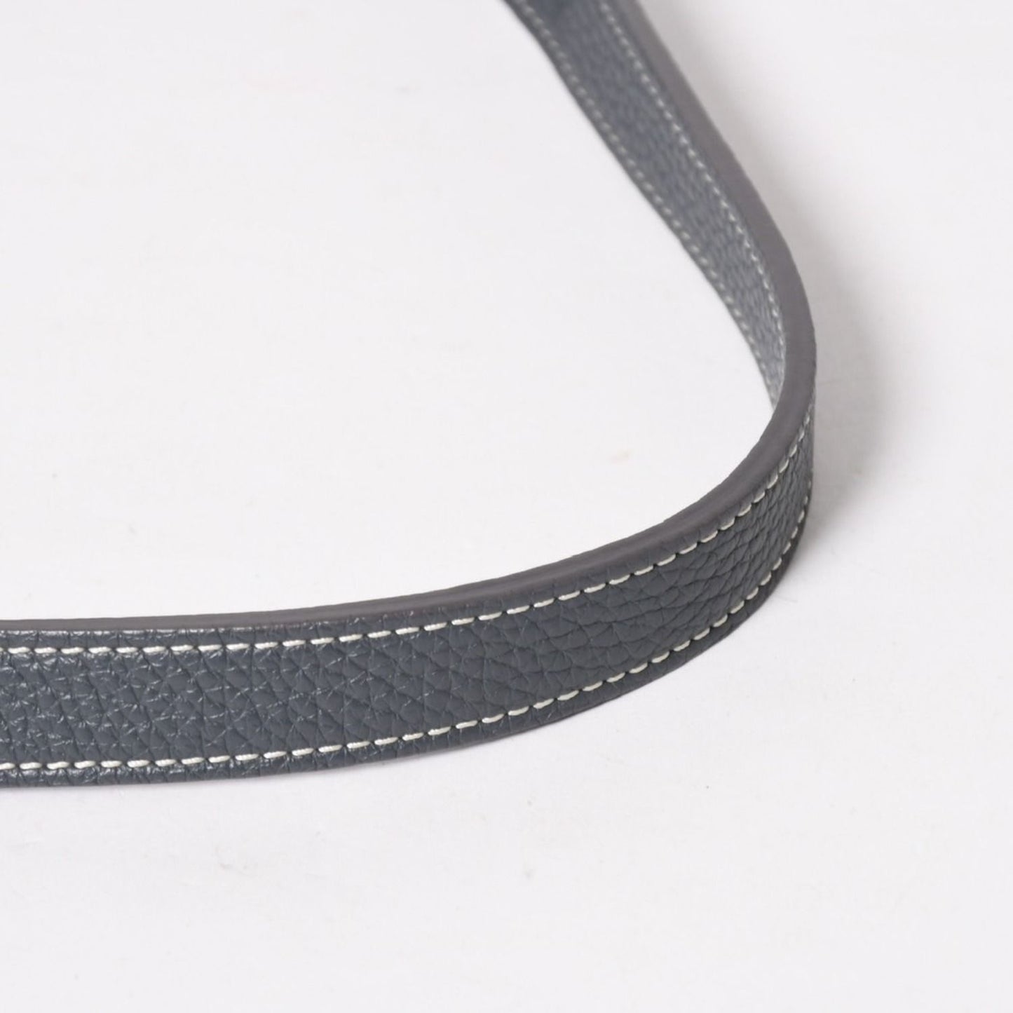 Goyard Grenadine Messenger Bag Leather Gray Silver — view 8