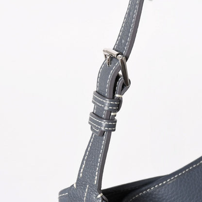 Goyard Grenadine Messenger Bag Leather Gray Silver — view 4