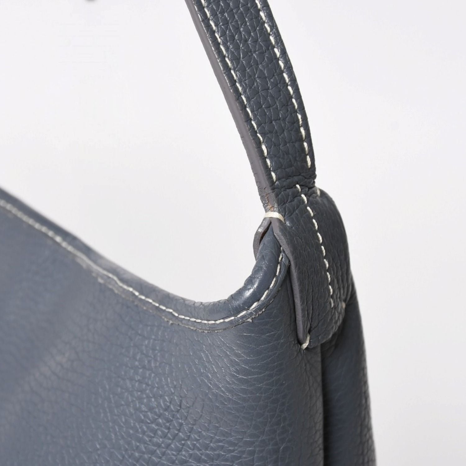 Goyard Grenadine Messenger Bag Leather Gray Silver — view 5