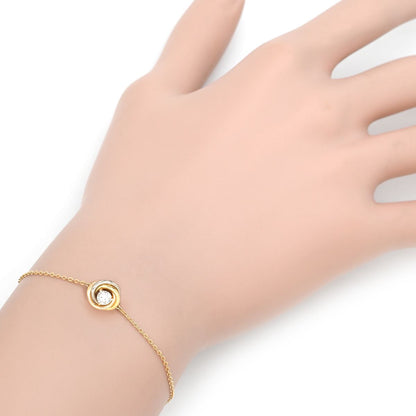 Cartier Bracelet Trinity Diamond Yellow Gold Pink White 15 1 Stone 1 Piece 750 — view 7