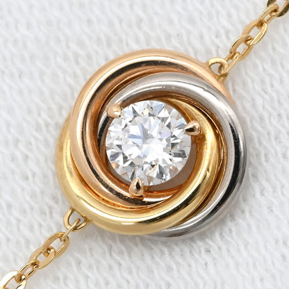 Cartier Bracelet Trinity Diamond Yellow Gold Pink White 15 1 Stone 1 Piece 750 — view 5