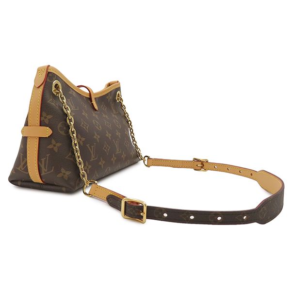 Louis Vuitton 2-Way Bag Carryall BB Monogram Canvas Gold Brown Handbag — view 2