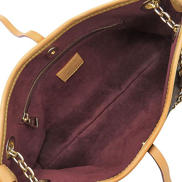 Louis Vuitton 2-Way Bag Carryall BB Monogram Canvas Gold Brown Handbag — view 6