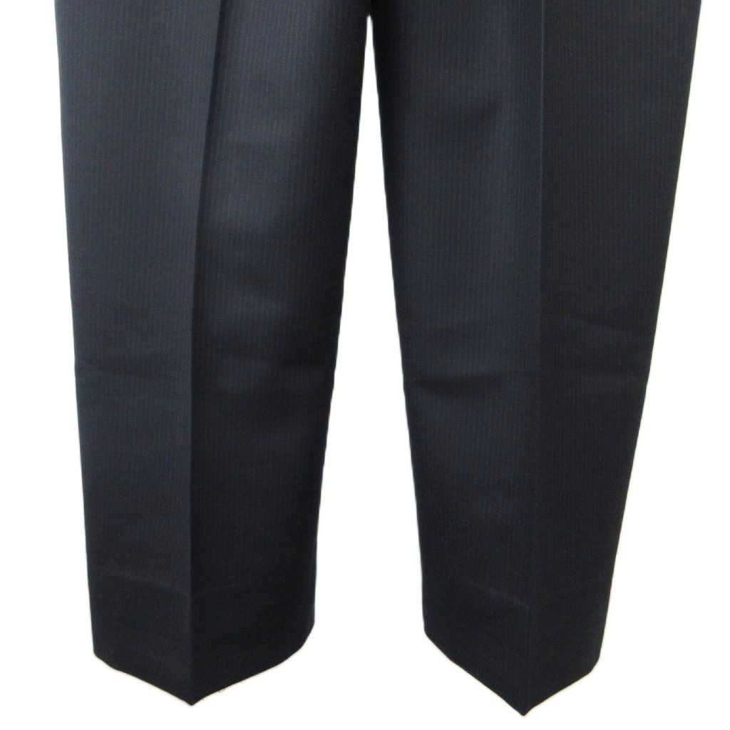 Saint Laurent Suit Set Jacket Pants Wool Be4 Navy Dark Blue Double Breasted — view 7