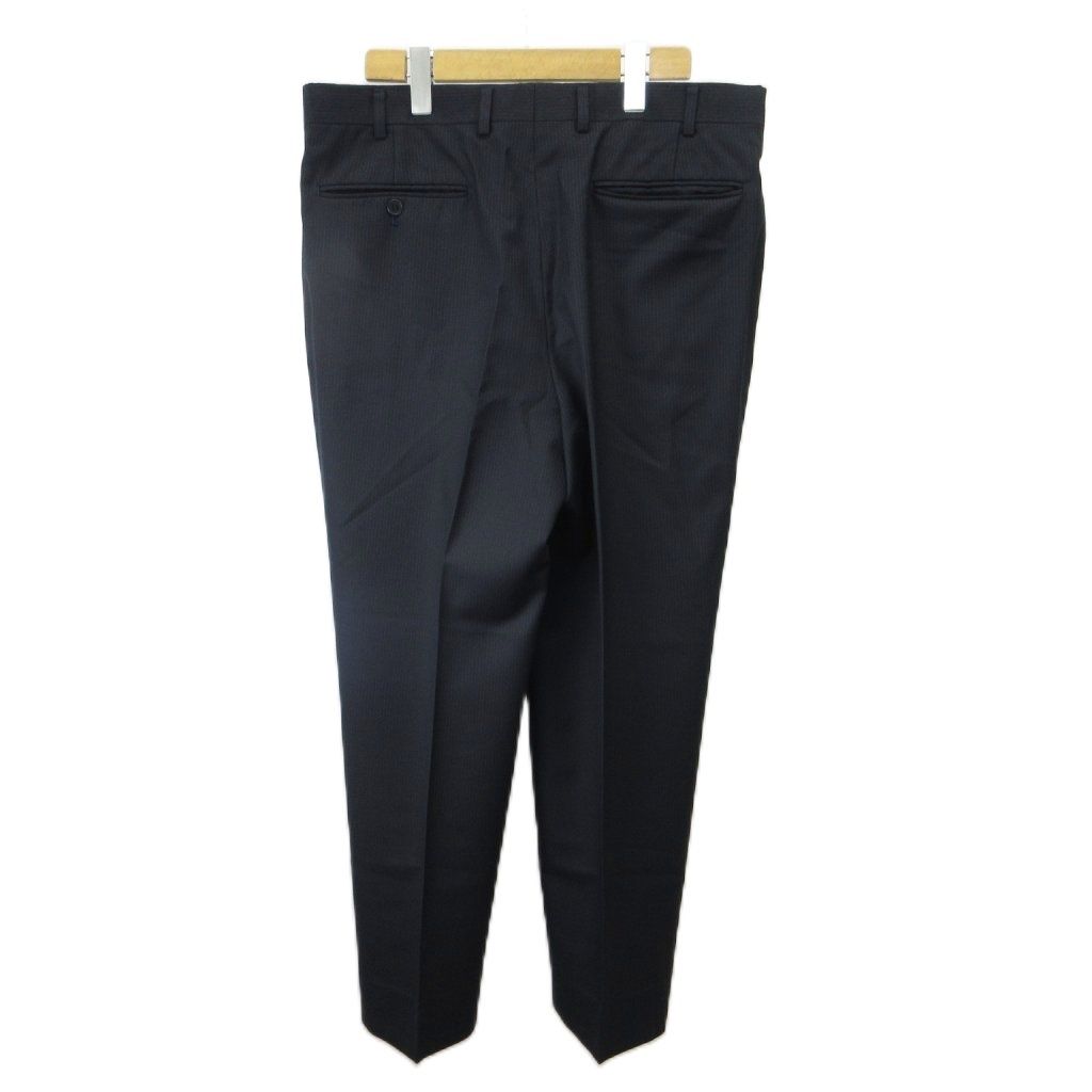 Saint Laurent Suit Set Jacket Pants Wool Be4 Navy Dark Blue Double Breasted — view 6