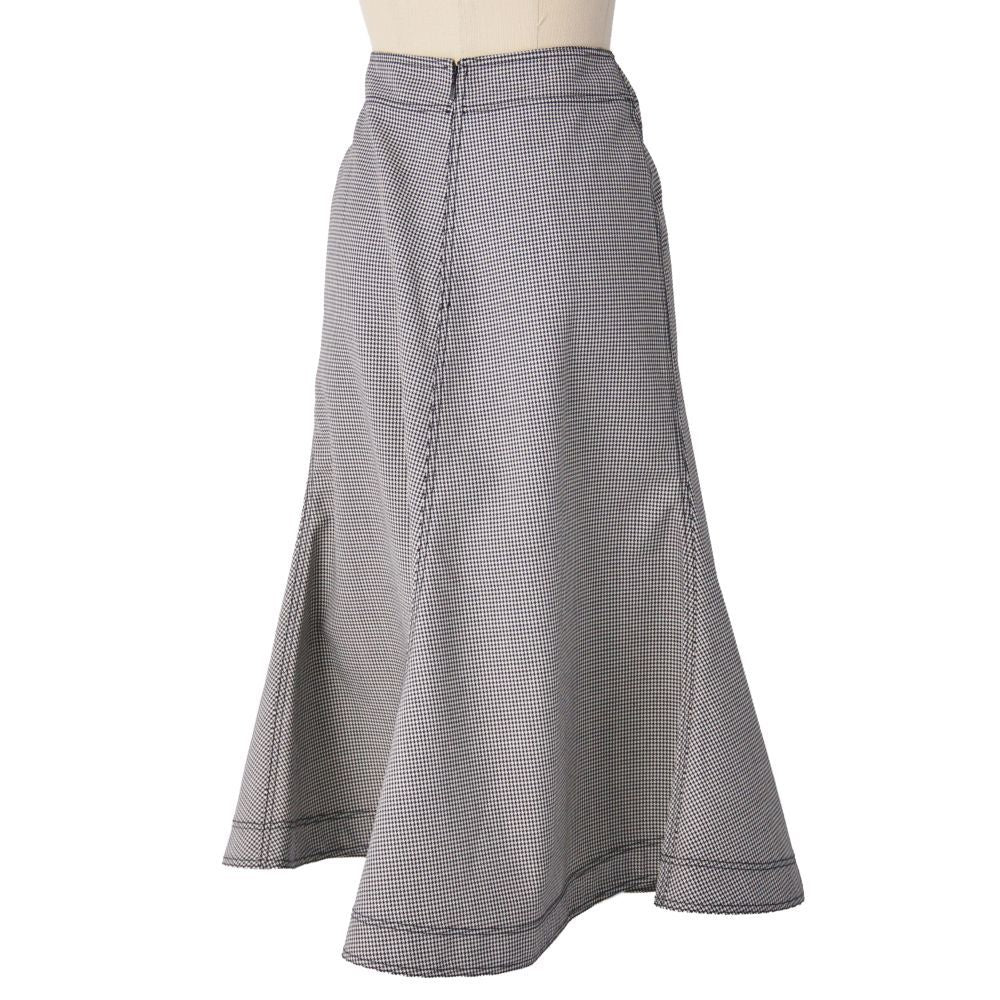 Loewe Skirt Long Wool Houndstooth — view 4
