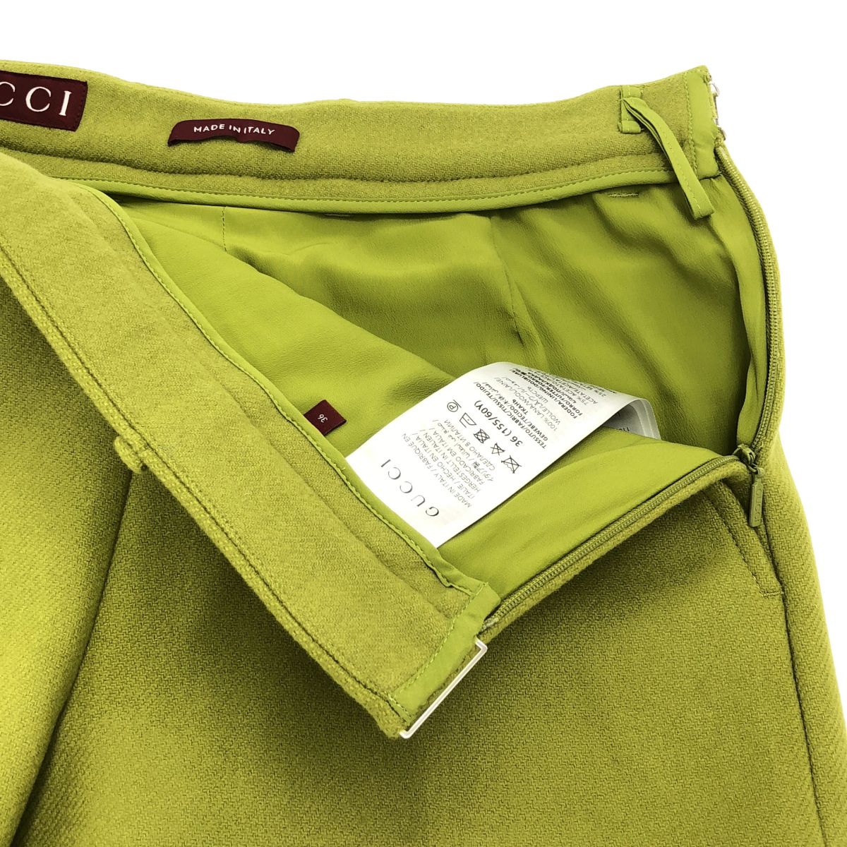 Gucci Wool Shorts Green 36 — view 4