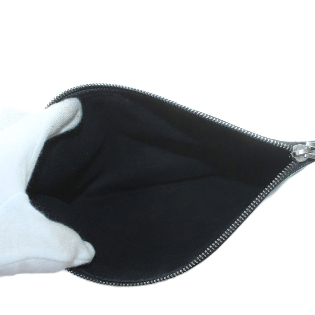 Saint Laurent Paris Sac de Jour Pouch Leather Dark Blue Navy — view 5