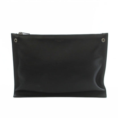 Saint Laurent Paris Sac de Jour Pouch Leather Dark Blue Navy