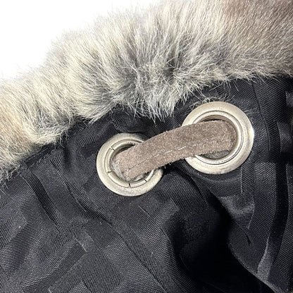 Fendi Zucca Backpack Gray Suede — view 7