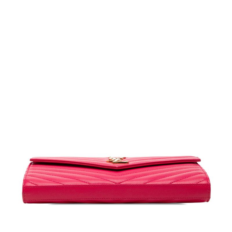 Saint Laurent Cassandra Classic Crossbody Chain Wallet Shoulder Bag YSL Logo — view 3