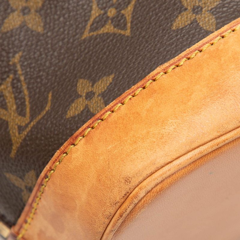 Louis Vuitton Monogram Alma PM Handbag Brown Leather — view 4