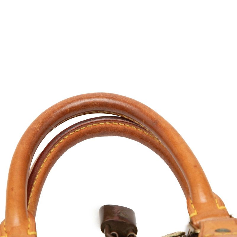 Louis Vuitton Monogram Alma PM Handbag Brown Leather — view 6