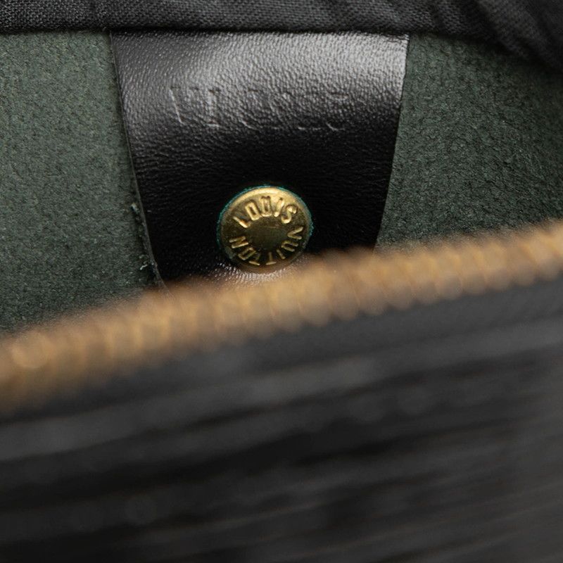 Louis Vuitton Epi Speedy 25 Mini Boston Bag Noir Black Leather — view 6