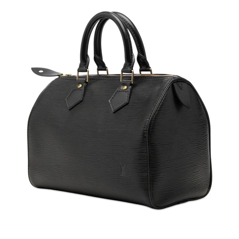 Louis Vuitton Epi Speedy 25 Mini Boston Bag Noir Black Leather — view 2