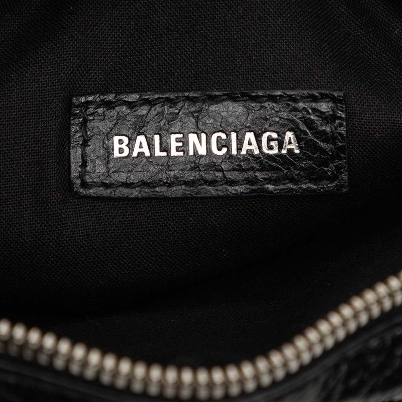 Balenciaga Le Cagole Crossbody Shoulder Bag Black Leather — view 5