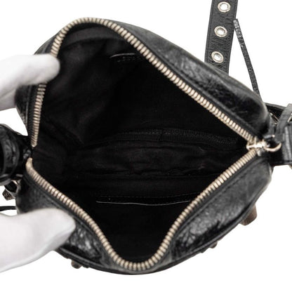 Balenciaga Le Cagole Crossbody Shoulder Bag Black Leather — view 4