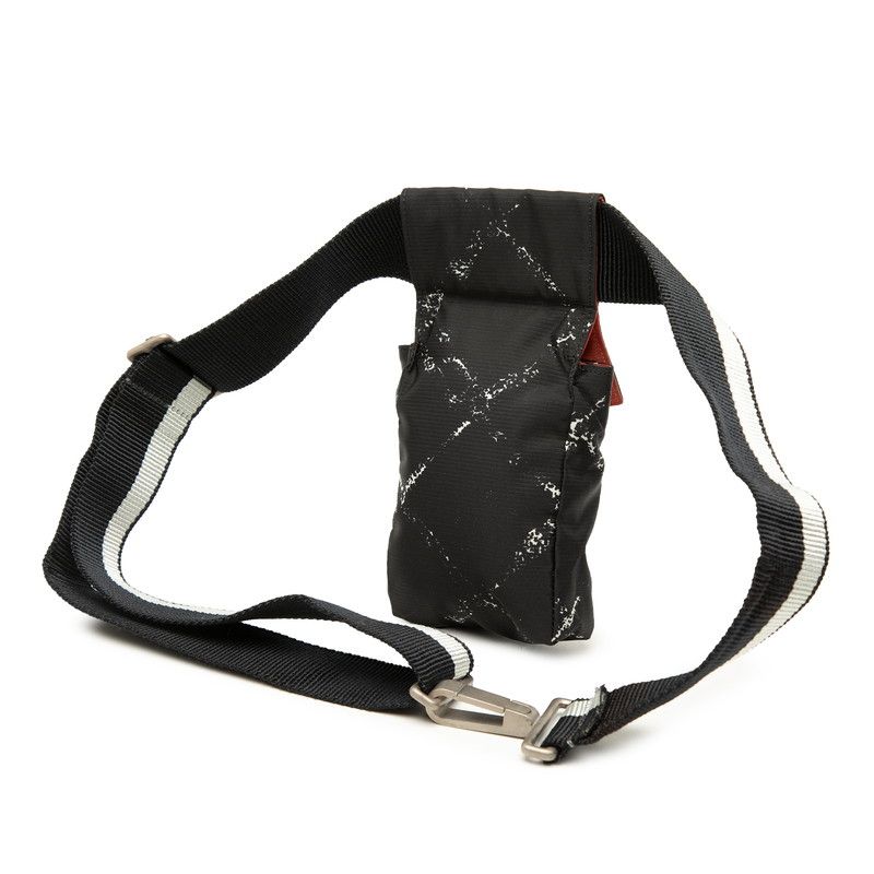 Chanel Travel Line Waist Bag Pouch Black Nylon — view 2