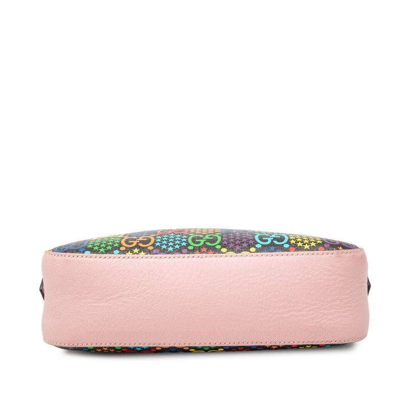 Gucci GG Psychedelic Crossbody Shoulder Bag Pink Multicolor Leather — view 3