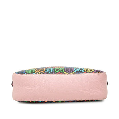 Gucci GG Psychedelic Crossbody Shoulder Bag Pink Multicolor Leather — view 3