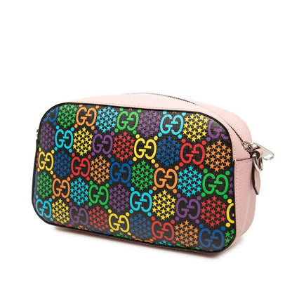 Gucci GG Psychedelic Crossbody Shoulder Bag Pink Multicolor Leather — view 2