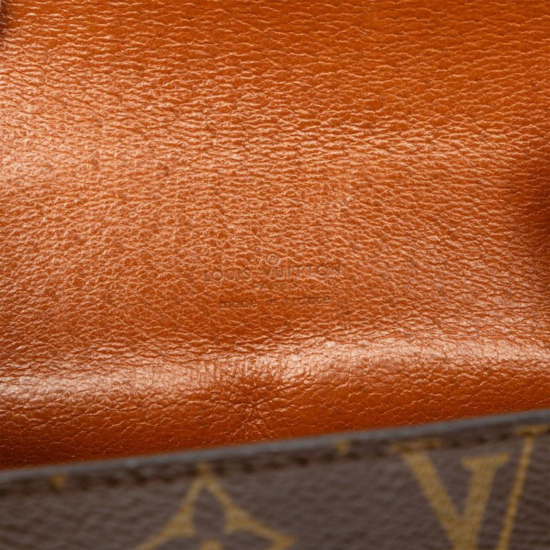 Louis Vuitton Monogram Saint Cloud PM Crossbody Shoulder Bag Brown Leather — view 6