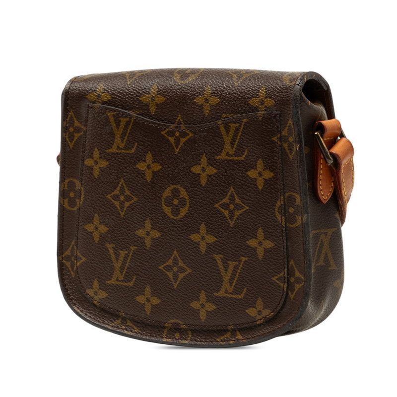 Louis Vuitton Monogram Saint Cloud PM Crossbody Shoulder Bag Brown Leather — view 2