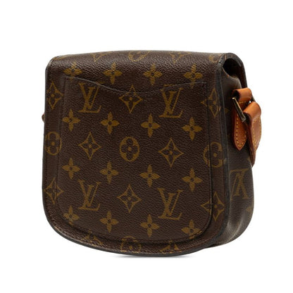 Louis Vuitton Monogram Saint Cloud PM Crossbody Shoulder Bag Brown Leather — view 2