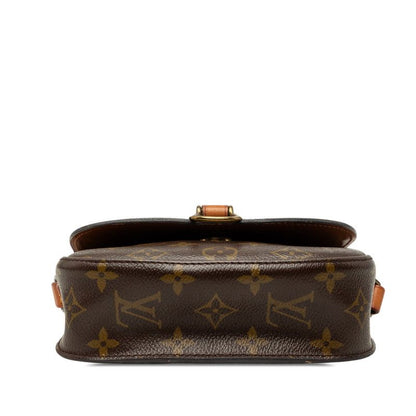 Louis Vuitton Monogram Saint Cloud PM Crossbody Shoulder Bag Brown Leather — view 3