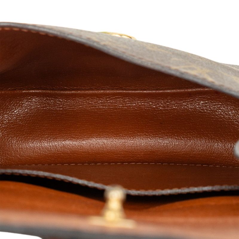 Louis Vuitton Monogram Saint Cloud PM Crossbody Shoulder Bag Brown Leather — view 4