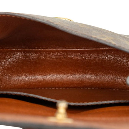 Louis Vuitton Monogram Saint Cloud PM Crossbody Shoulder Bag Brown Leather — view 4