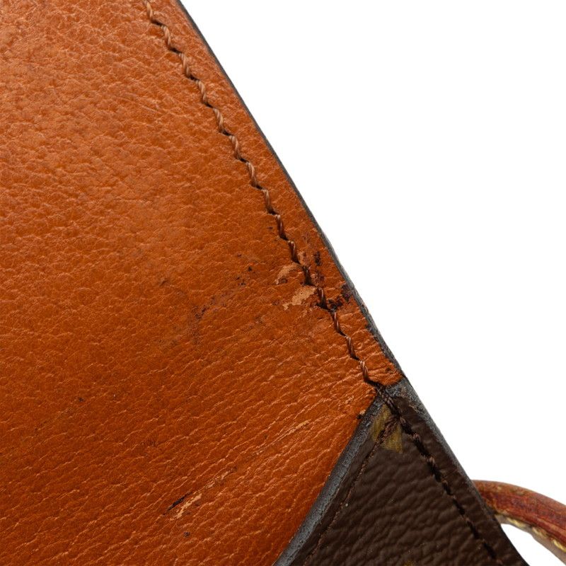Louis Vuitton Monogram Saint Cloud PM Crossbody Shoulder Bag Brown Leather — view 5
