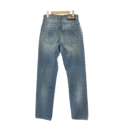 Gucci Denim Pants Jeans Tapered Logo Button 22 Blue — view 2