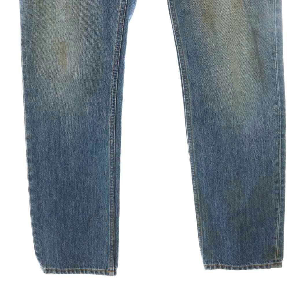 Gucci Denim Pants Jeans Tapered Logo Button 22 Blue — view 5