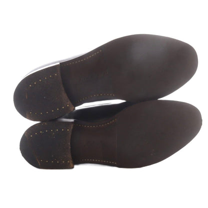 Celine Joseph Cheaney Slip on Shoes British Made Custom Loafers Leather Dark 4 — view 4