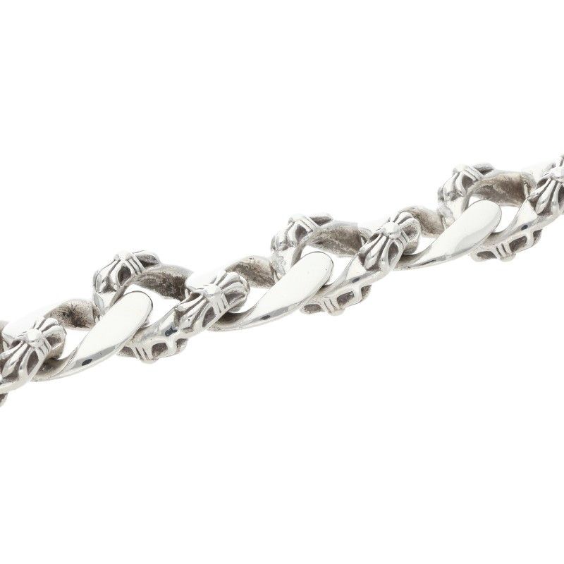 Chrome Hearts ID Dagger ID Fancy Link Silver Bracelet — view 5