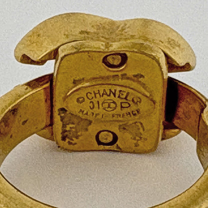 Chanel Ring CC Logo Gold Plated — view 4