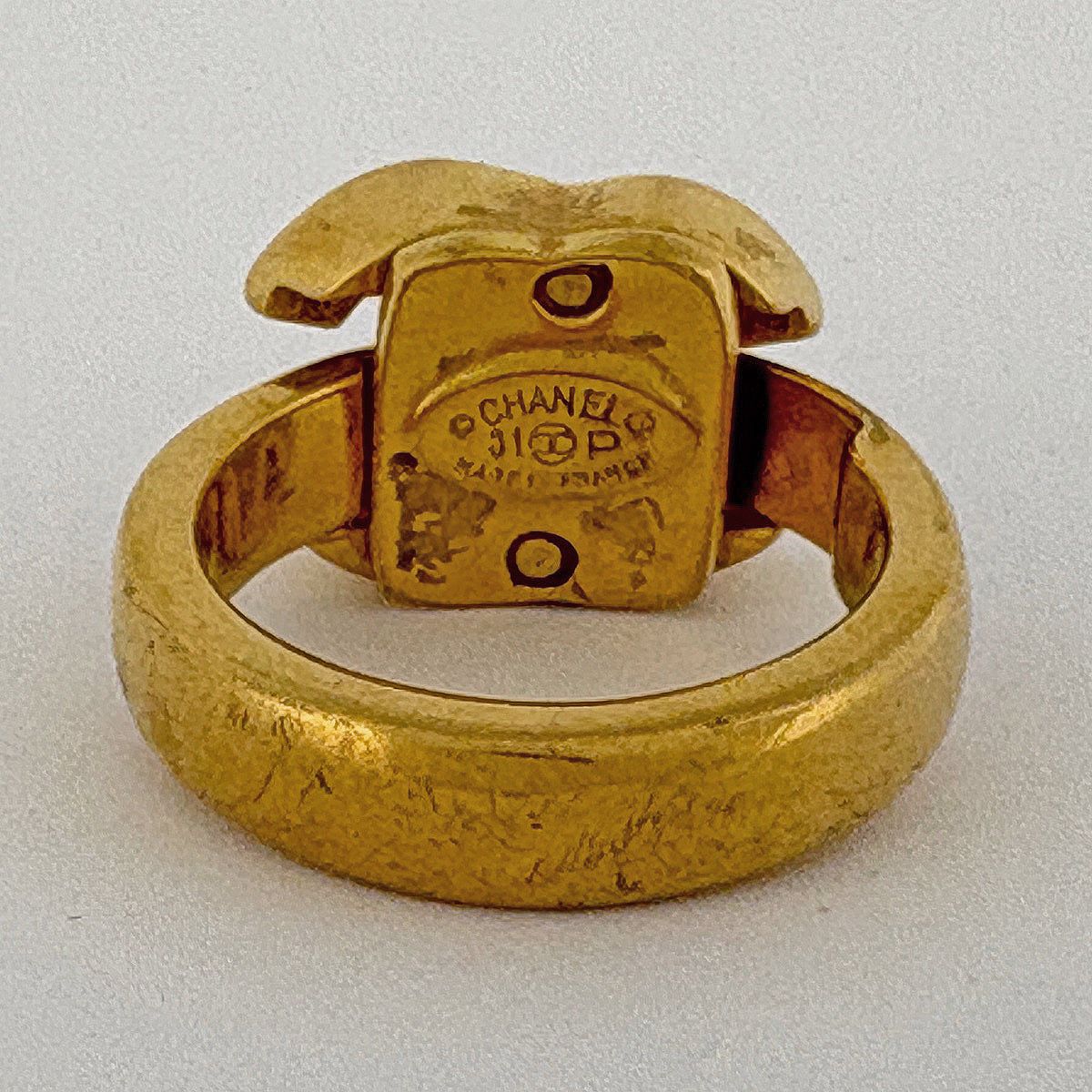 Chanel Ring CC Logo Gold Plated — view 3