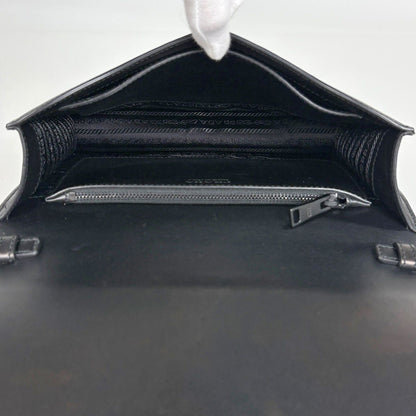 Prada Shoulder Bag Extra Studs Saffiano Leather Nero — view 8