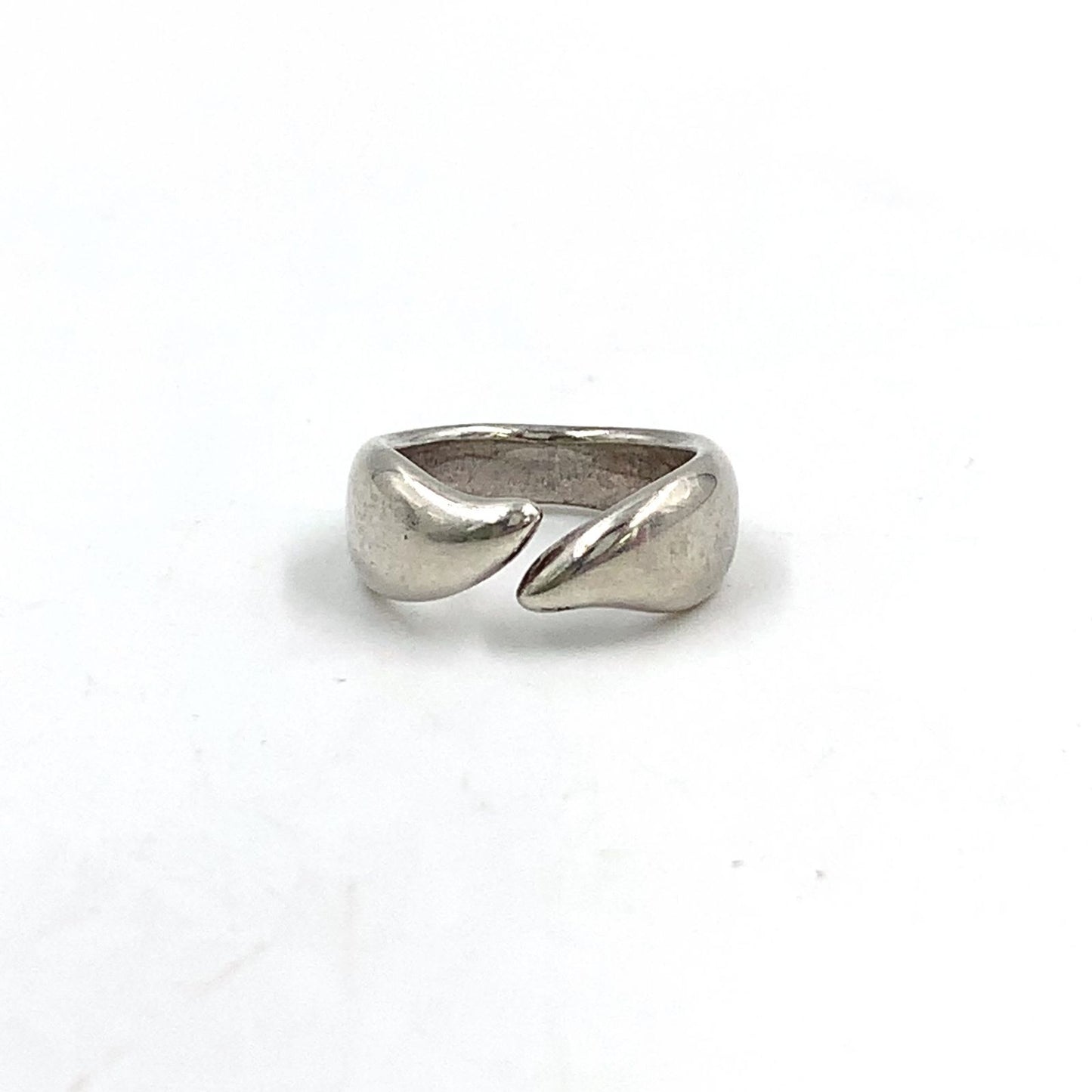 Tiffany & Co Elsa Peretti Feather Silver Ring