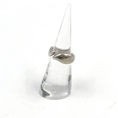 Tiffany & Co Elsa Peretti Feather Silver Ring — view 6