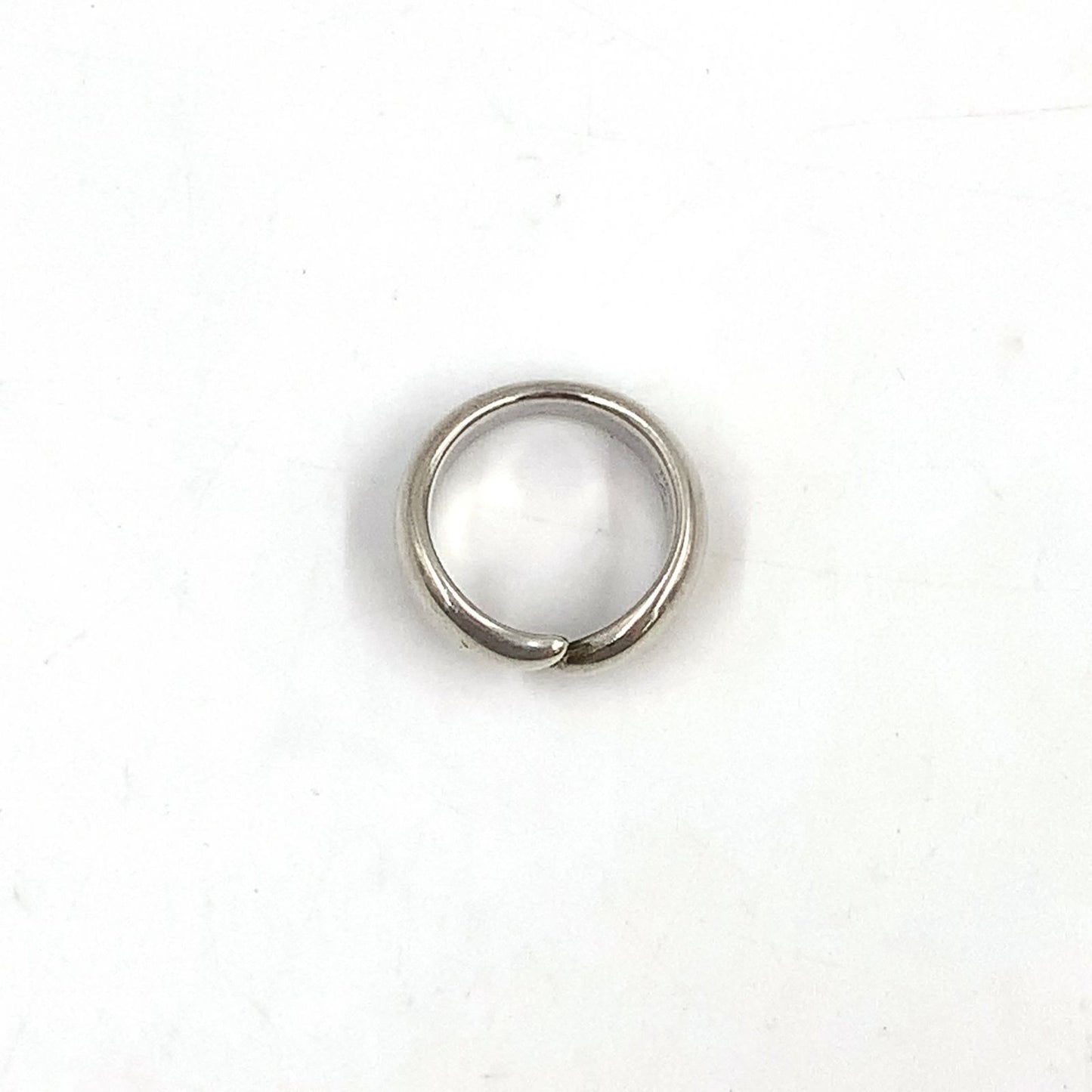 Tiffany & Co Elsa Peretti Feather Silver Ring — view 3