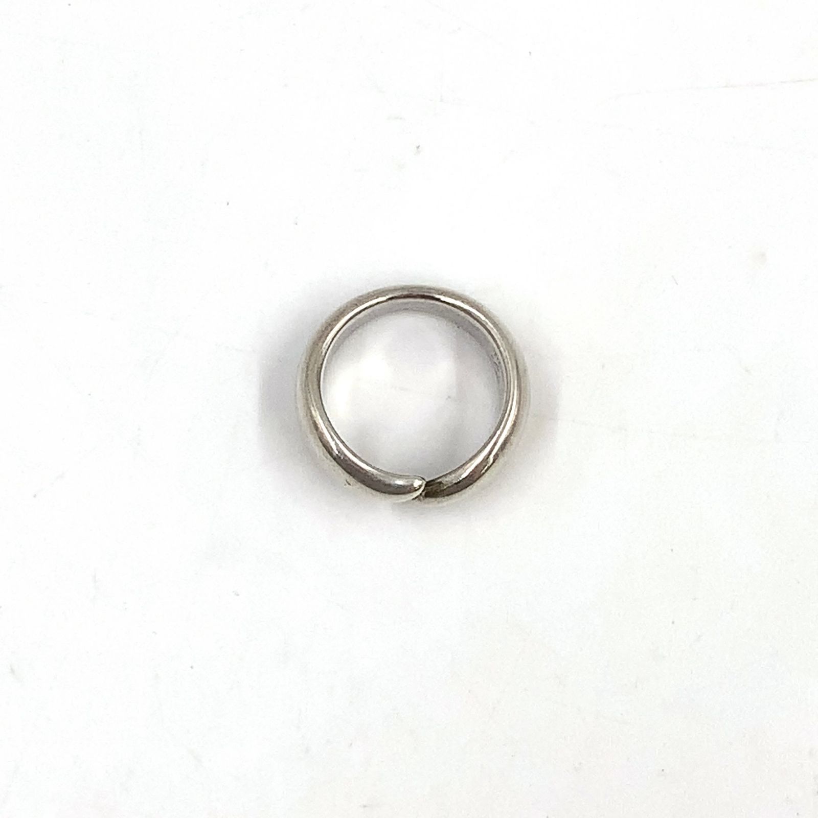 Tiffany & Co Elsa Peretti Feather Silver Ring — view 3