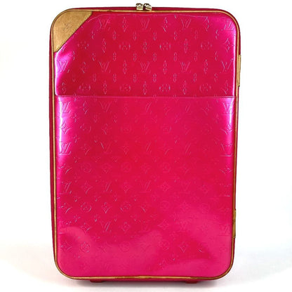 Louis Vuitton Travel Bag Pegase 50 Monogram Vernis Canvas Rose Pop Pink