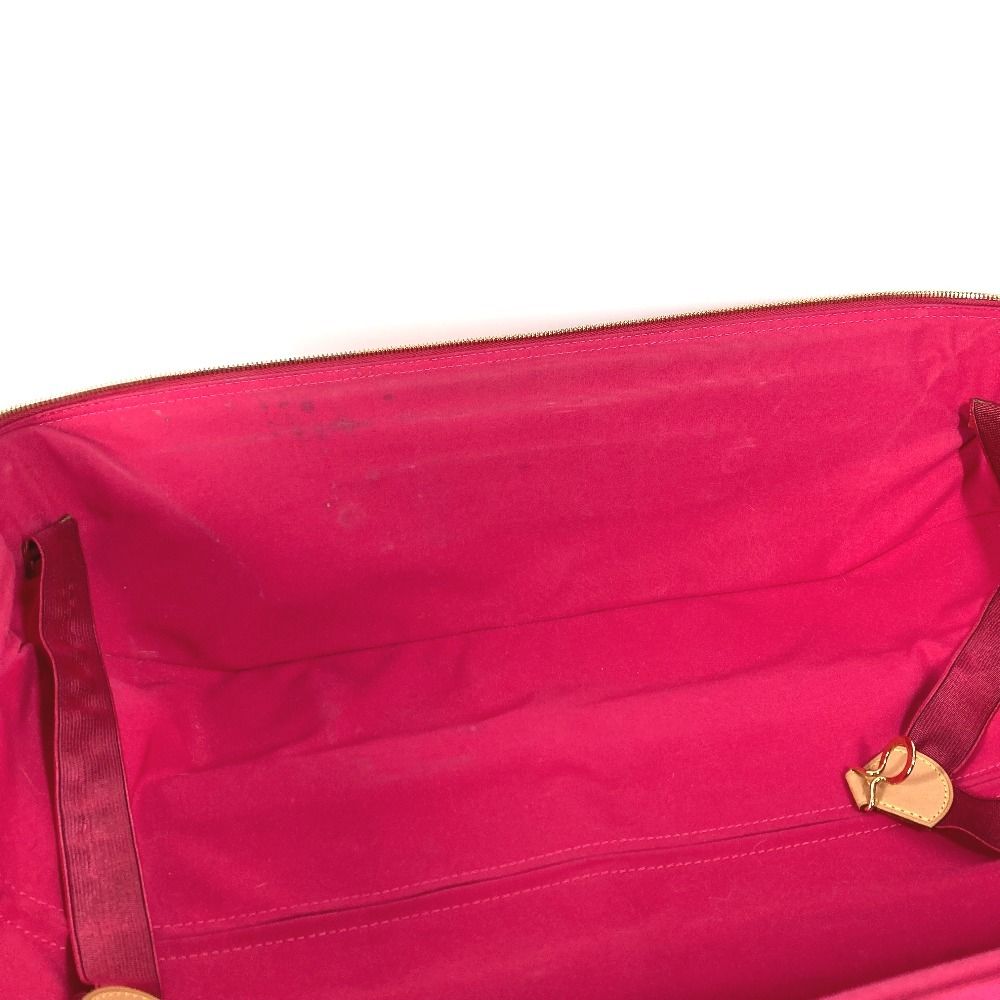Louis Vuitton Travel Bag Pegase 50 Monogram Vernis Canvas Rose Pop Pink — view 3
